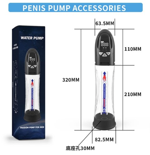 Passion Pump: Luksusowa, automatyczna pompka erotyczna z wyświetlaczem LCD i wodoodporną konstrukcją