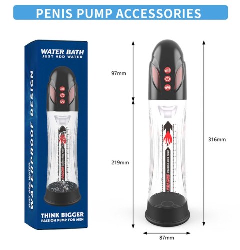Passion Pump - Luksusowa, Automatyczna, Wodoodporna Pompka Akumulatorowa