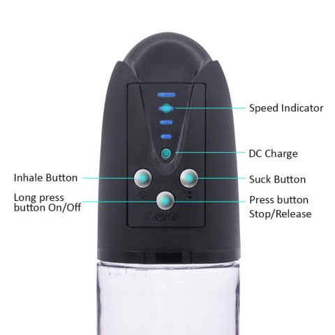SUCK VACUUM - Luksusowa Elektryczna Pompka Próżniowa dla Mężczyzn