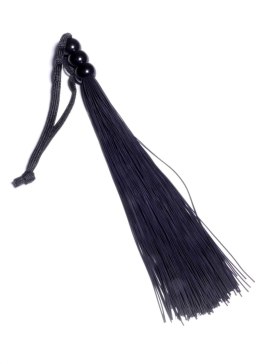 Zmysłowy Pejcz Silikonowy Czarny – Seria Fetish B, 26 cm