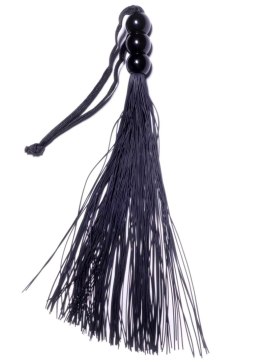 Zmysłowy Pejcz Silikonowy Czarny – Seria Fetish B, 26 cm