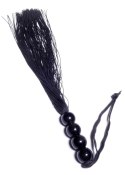 Czarny silikonowy pejcz 14'' – seria Fetish B