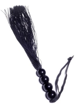 Czarny silikonowy pejcz 14'' – seria Fetish B