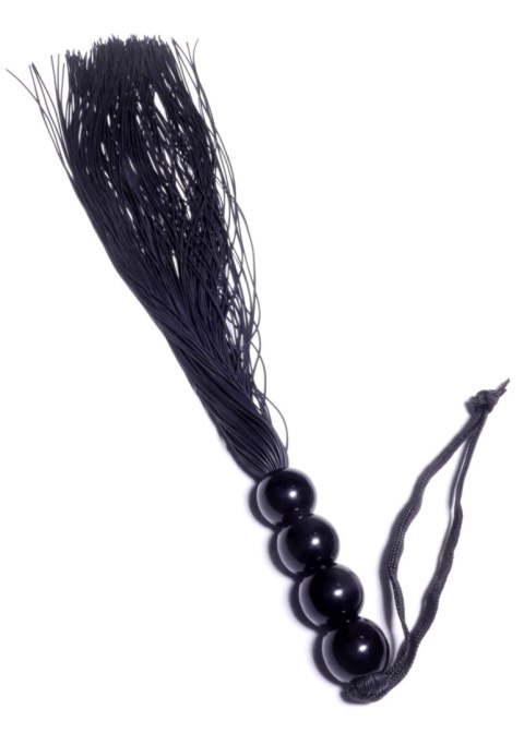 Czarny silikonowy pejcz 14'' – seria Fetish B