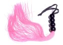 Zmysłowy Pejcz Silikonowy – Pink 37 cm