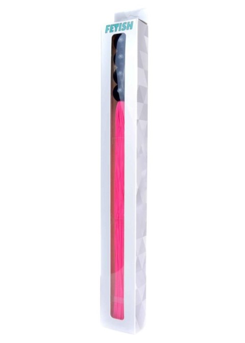 Zmysłowy Pejcz Silikonowy – Pink 37 cm