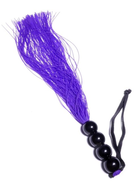 Fioletowy Silikonowy Flogger 14'' z Serii Fetish B