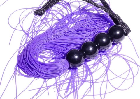 Fioletowy Silikonowy Flogger 14'' z Serii Fetish B