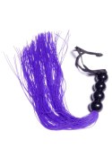 Fioletowy Silikonowy Flogger 14'' z Serii Fetish B