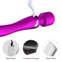 Podwójny Masażer Silikonowy z USB i 7+7 Trybami Wibracji