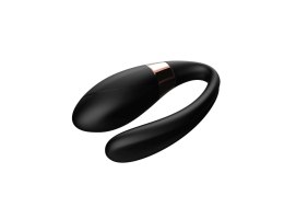 V-Vibe Czarny Wibrator dla Par z 7 Funkcjami i Bezprzewodowym Pilotem USB