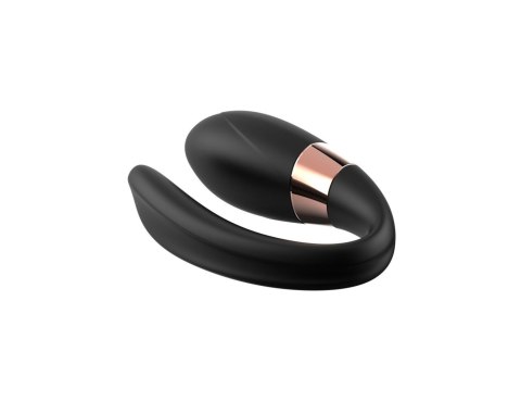 V-Vibe Czarny Wibrator dla Par z 7 Funkcjami i Bezprzewodowym Pilotem USB