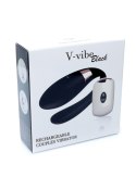 V-Vibe Czarny Wibrator dla Par z 7 Funkcjami i Bezprzewodowym Pilotem USB