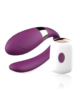 Stymulator V-Vibe Fioletowy z 7 Funkcjami i Bezprzewodowym Pilotem USB