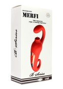 Merfi: Wibrator z 10 Trybami Wibracji i Pieszczącym Języczkiem (10 Częstotliwości), Ładowany USB