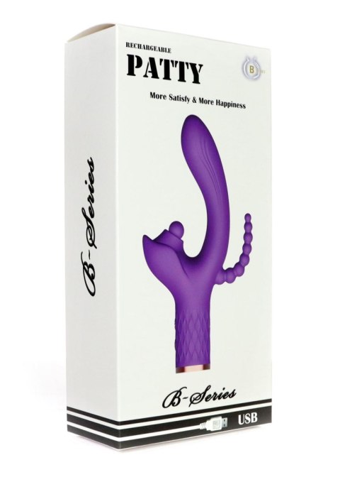 Wibrator Patty – 7 Trybów Wibracji i 7 Funkcji Stymulacji Punktowej, Ładowany USB