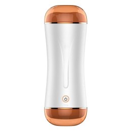 Ekskluzywny Masturbator B-Series USB – Dwustronna Interaktywna Przyjemność (Usta i Wagina) z 10 Trybami Wibracji