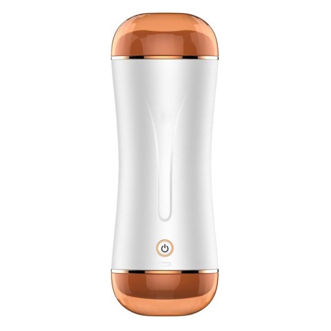 Ekskluzywny Masturbator B-Series USB – Dwustronna Interaktywna Przyjemność (Usta i Wagina) z 10 Trybami Wibracji