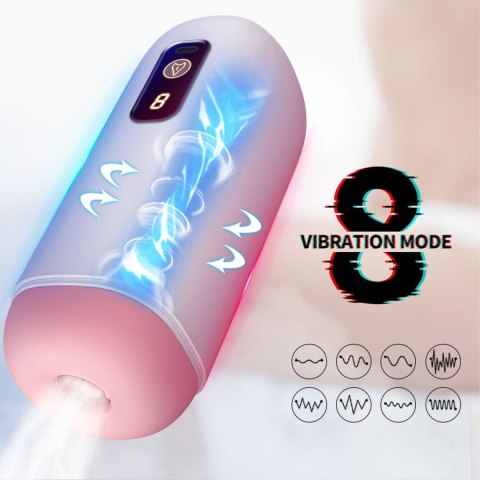 Wibrujący Masturbator USB z 8 Trybami Stymulacji
