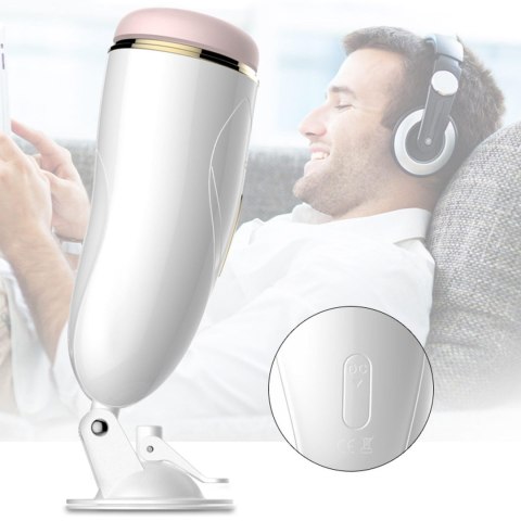 Interaktywny Wibrujący Masturbator Kubkowy USB z 7 Trybami i Trybem Rozmowy