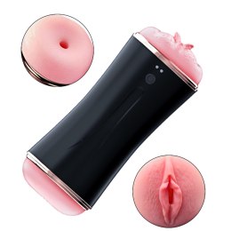 Luksusowy Dwustronny Masturbator z 7 Trybami Wibracji i Funkcją Interaktywną USB