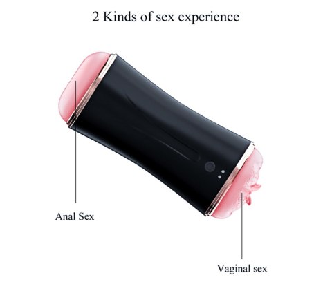 Luksusowy Dwustronny Masturbator z 7 Trybami Wibracji i Funkcją Interaktywną USB
