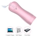 Masturbator Interaktywny z Wibracjami, Pulsacją i Dźwiękiem USB – 7+7 Funkcji (Różowy)