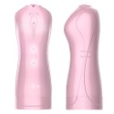 Masturbator Interaktywny z Wibracjami, Pulsacją i Dźwiękiem USB – 7+7 Funkcji (Różowy)
