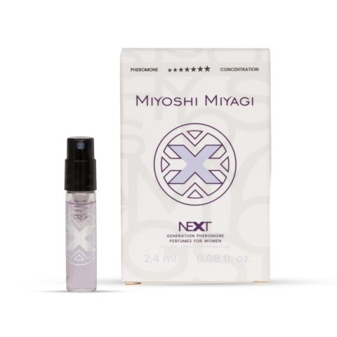 Miyoshi Miyagi Next "X" – Perfumy z Feromonami dla Kobiet, 2,4 ml