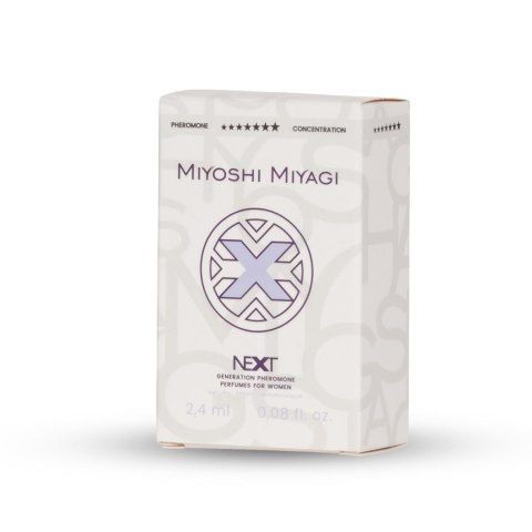 Miyoshi Miyagi Next "X" – Perfumy z Feromonami dla Kobiet, 2,4 ml