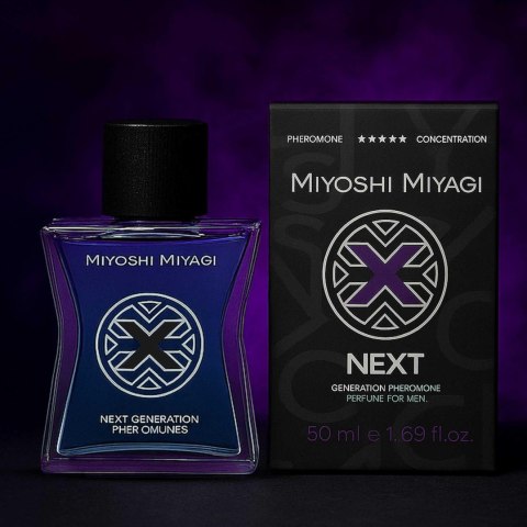 Miyoshi Miyagi NEXT "X" – Perfumy z Feromonami dla Mężczyzn, 50 ml