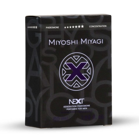 Miyoshi Miyagi NEXT "X" – Perfumy z Feromonami dla Mężczyzn, 50 ml