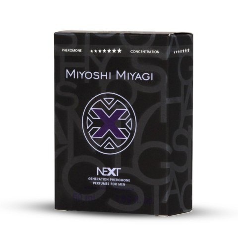 Miyoshi Miyagi NEXT "X" – Perfumy z Feromonami dla Mężczyzn, 50 ml