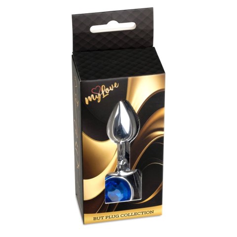 MyLove Toys - Biżuteryjny Korek Analny - Ciemnoniebieski