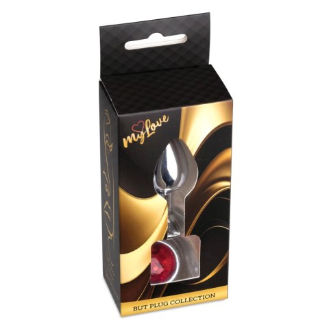MyLove Toys - Biżuteryjny Korek Anatomiczny - Czerwony Klejnot