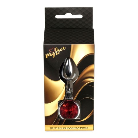 MyLove Toys - Biżuteryjny Korek Anatomiczny - Czerwony Klejnot