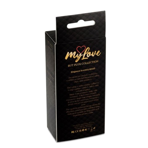MyLove Toys - Biżuteryjny Korek Anatomiczny - Czerwony Klejnot