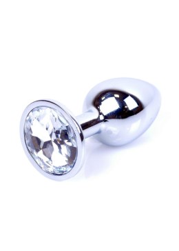 Biżuteria Analna Plug – Srebrzysty Kryształ