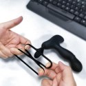 Luksusowy Masażer Prostaty z Funkcją Grzania i 7 Trybami Wibracji, Czarny