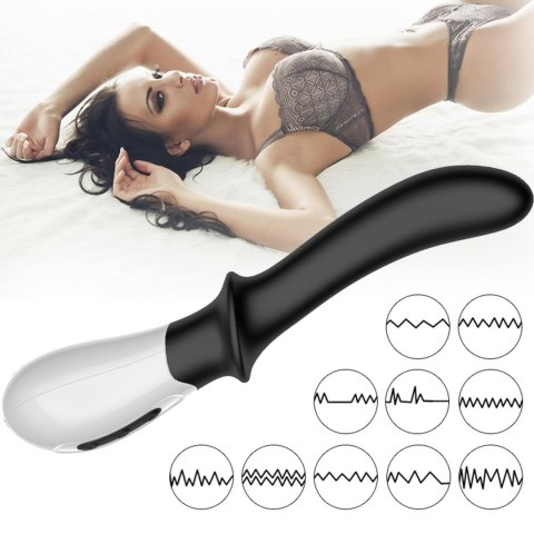 Silikonowy Wibrator z Funkcją Grzania i 10 Trybami do Stymulacji Punktu G / Prostaty