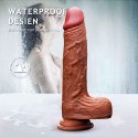 Realistyczny Wibrator Teleskopowy z Podgrzewaniem, Ruchem Obrotowym i 10 Trybami Wibracji – 21 cm