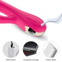 Luksusowy Wibrator Króliczek z Funkcją Grzania i 7 Trybami Wibracji USB