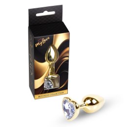 MyLove Toys – Plug Analny z Biżuteryjnym Sercem – Przeźroczysty