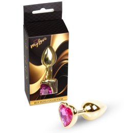 MyLove Toys - Biżuteryjny Korek Analny z Serduszkiem - Różowy