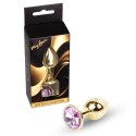 MyLove Toys - Biżuteryjny Korek Analny Gold - Różany Klejnot