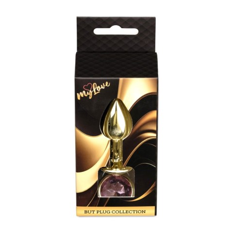 MyLove Toys - Biżuteryjny Korek Analny Gold - Różany Klejnot