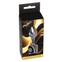MyLove Toys – Elegancki Korek Analny z Biżuteryjnym Srebrnym Sercem – Czarny