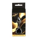 MyLove Toys – Elegancki Korek Analny z Biżuteryjnym Srebrnym Sercem – Czarny