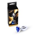 MyLove Toys – Luksusowy Plug Analny z Biżuteryjnym Sercem – Ciemnoniebieski