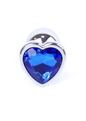 MyLove Toys – Luksusowy Plug Analny z Biżuteryjnym Sercem – Ciemnoniebieski
